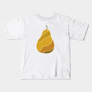 Pear - Stylized Food Kids T-Shirt